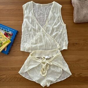 Monday swim cover up -S barely worn